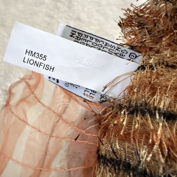 Ganz Webkinz Lionfish Orange Striped Fish No Code HM355 Stuffed Toy - Picture 4 of 6